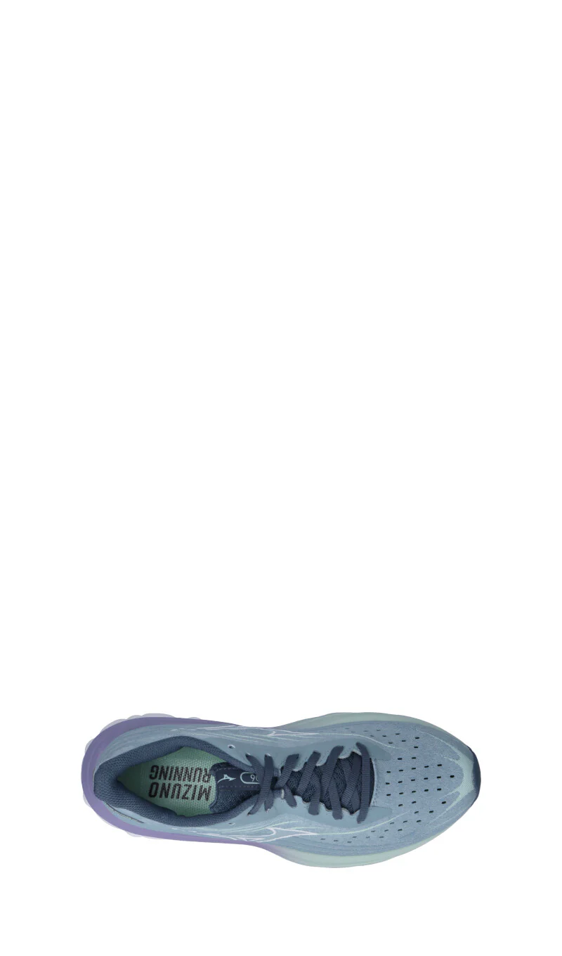 MIZUNO WAVE SKYRISE 6 Scarpa running donna azzurra - Image 5