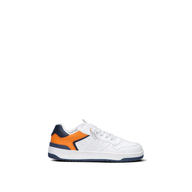 GEOX Sneaker bimbo bianca/gialla