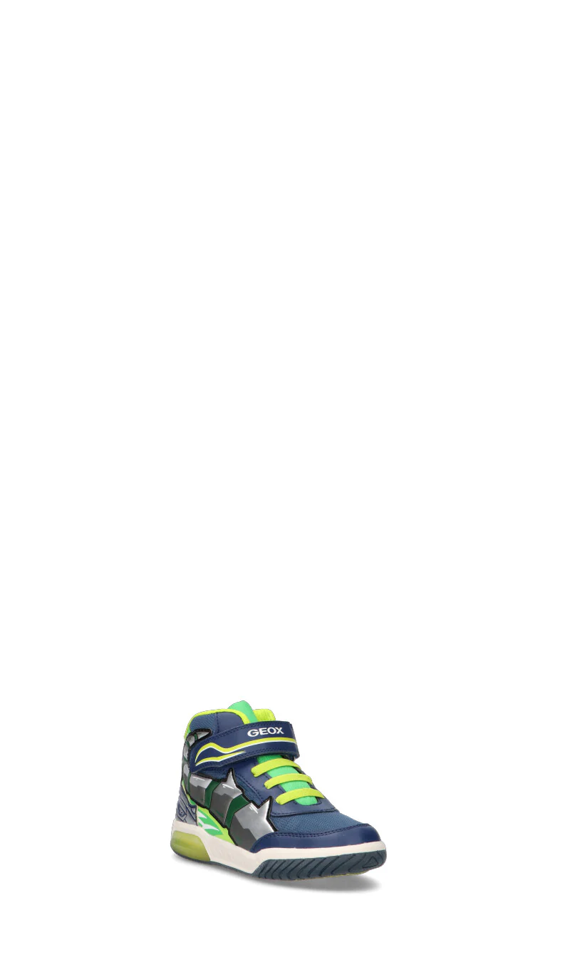 GEOX Sneaker bimbo blu/verde/gialla con luci - Image 2