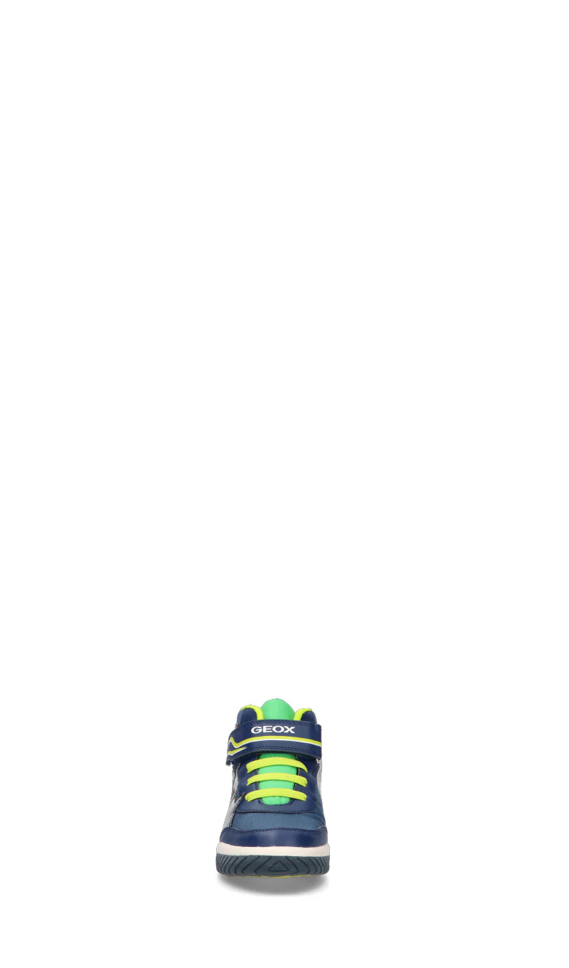 GEOX Sneaker bimbo blu/verde/gialla con luci - Image 3