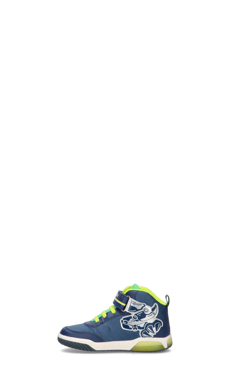 GEOX Sneaker bimbo blu/verde/gialla con luci - Image 4