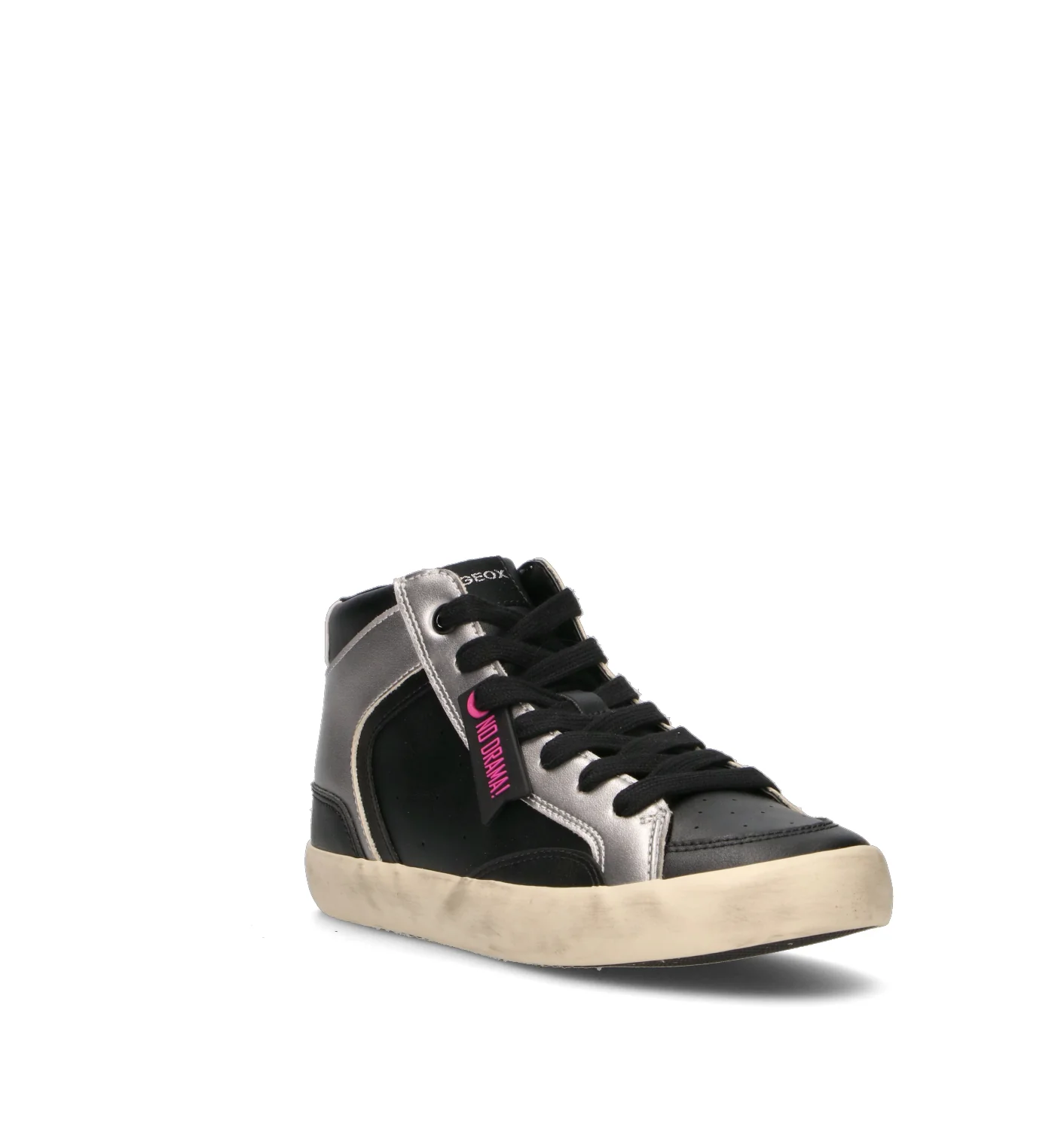 GEOX Sneaker ragazza nera/argento - Image 2