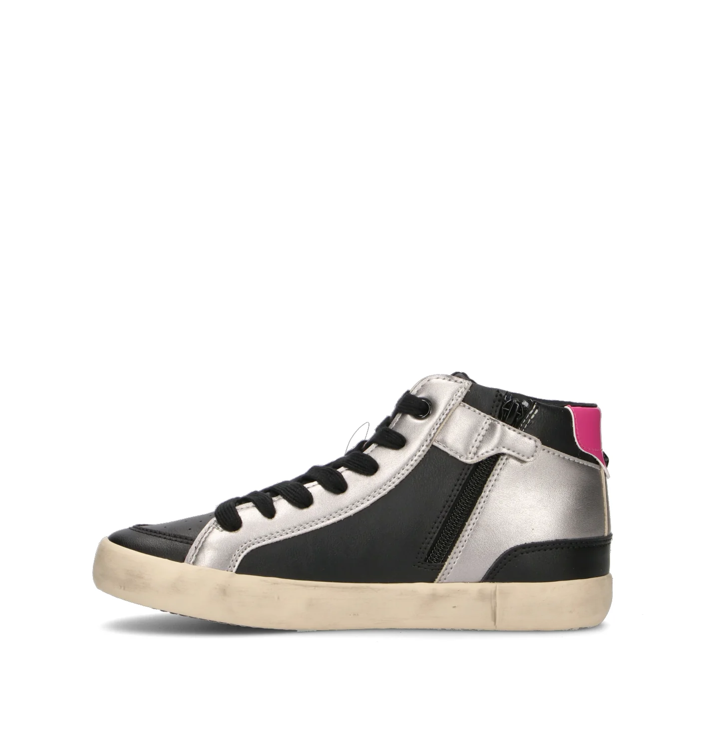GEOX Sneaker ragazza nera/argento - Image 4
