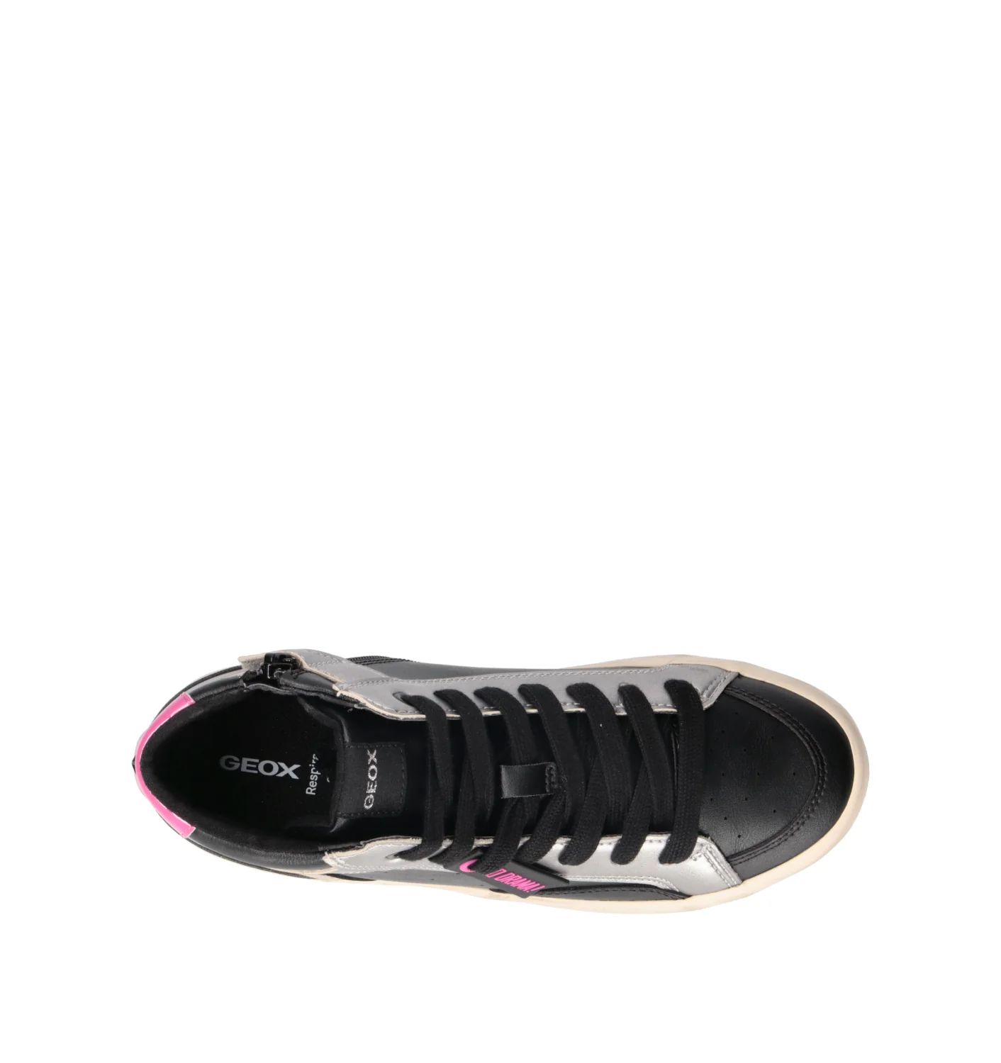 GEOX Sneaker ragazza nera/argento - Image 5
