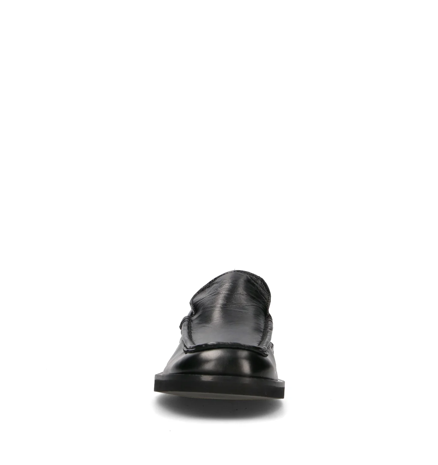 POEVE Mocassino donna nero in pelle - Image 3