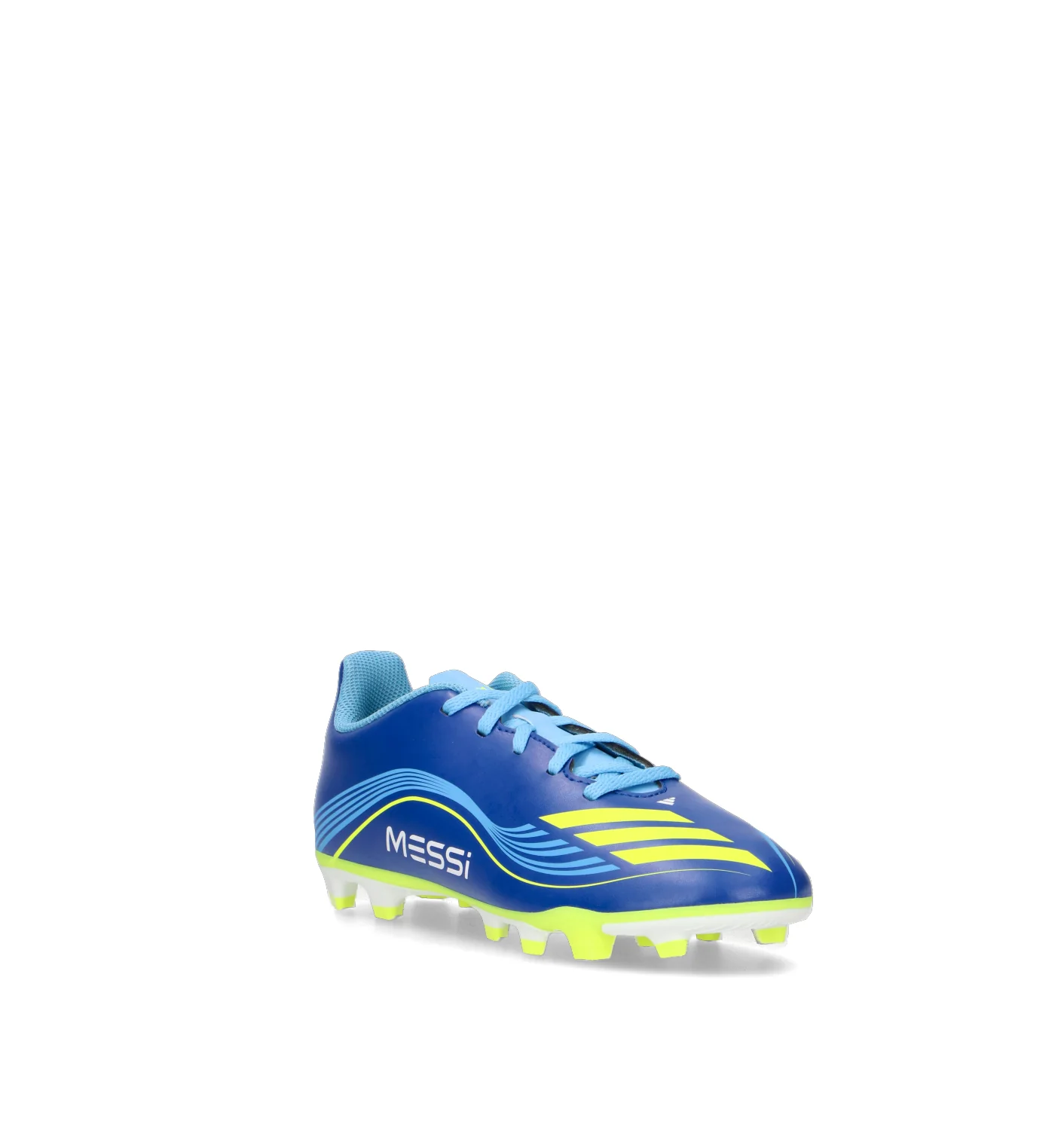 ADIDAS F50 MESSI CLUB FG/MG J Scarpa calcio ragazzo blu - Image 2