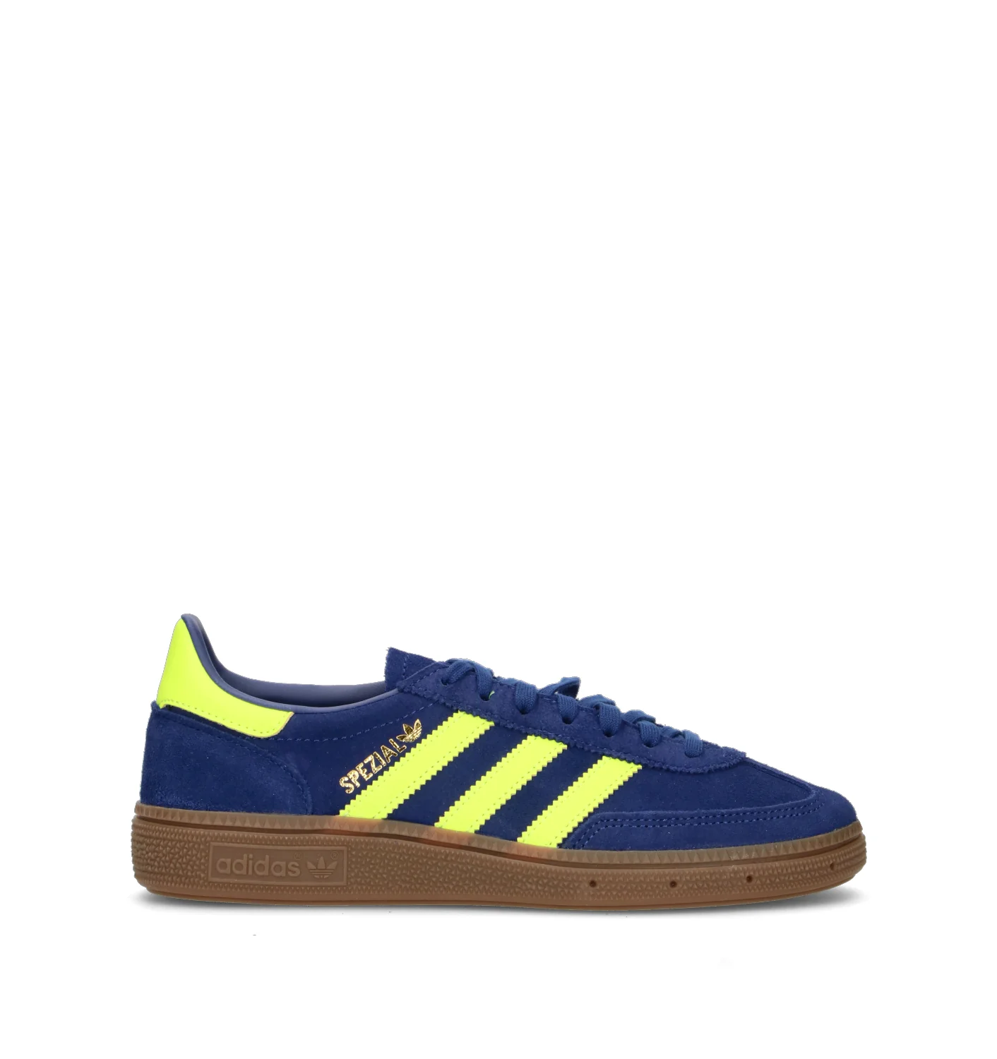 ADIDAS HANDBALL SPEZIAL J Sneaker ragazzo blu/gialla in suede