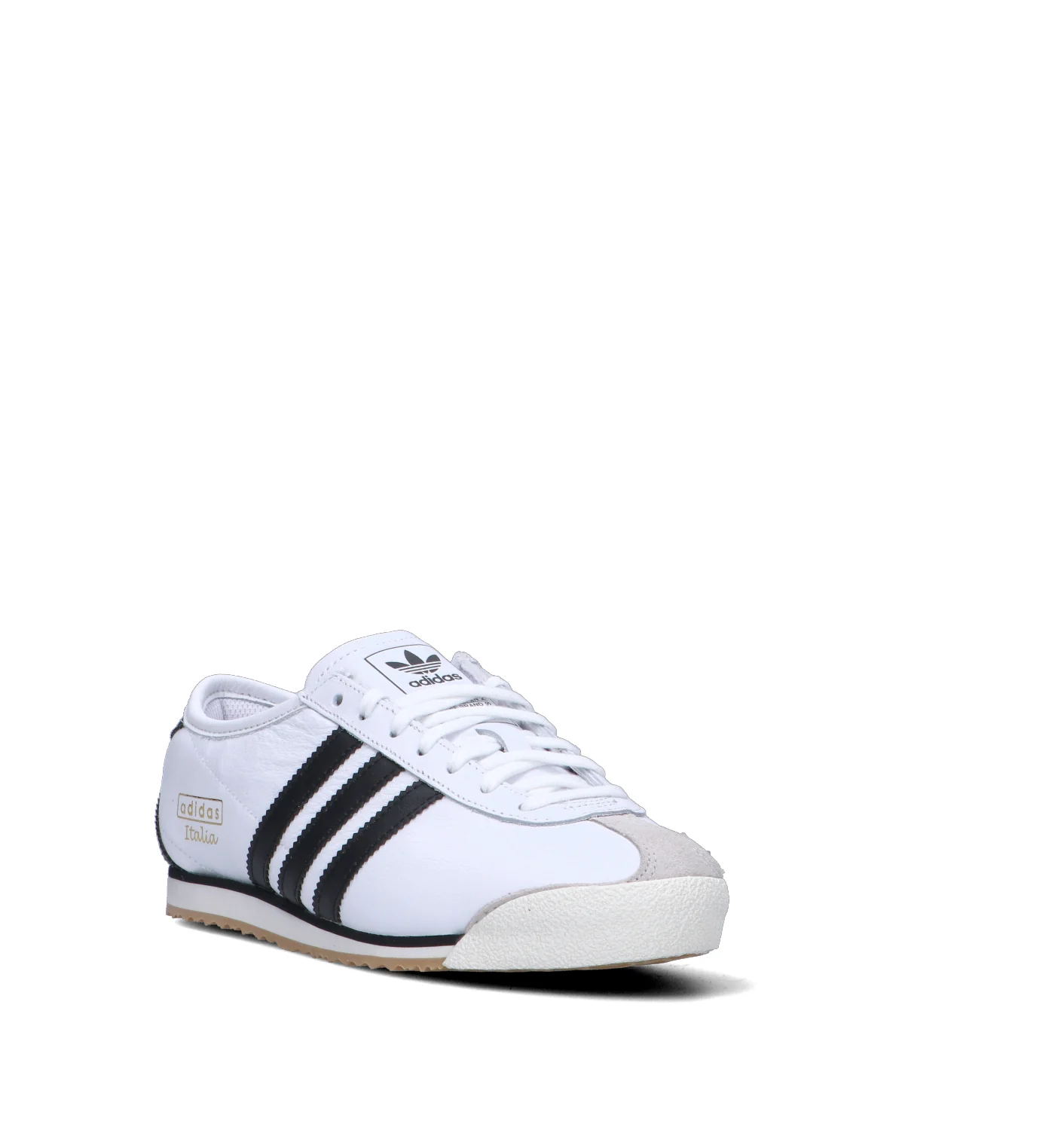 ADIDAS ITALIA 70,s Sneaker donna bianca/nera in pelle - Image 2