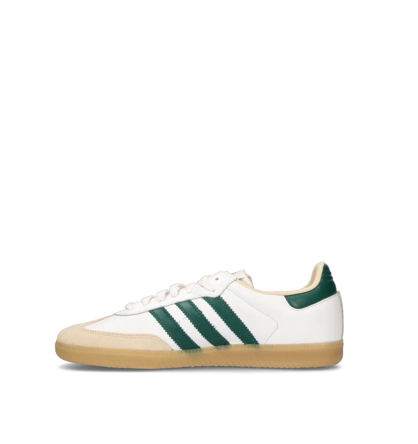 ADIDAS SAMBA Sneaker uomo bianca/verde in pelle - Image 4