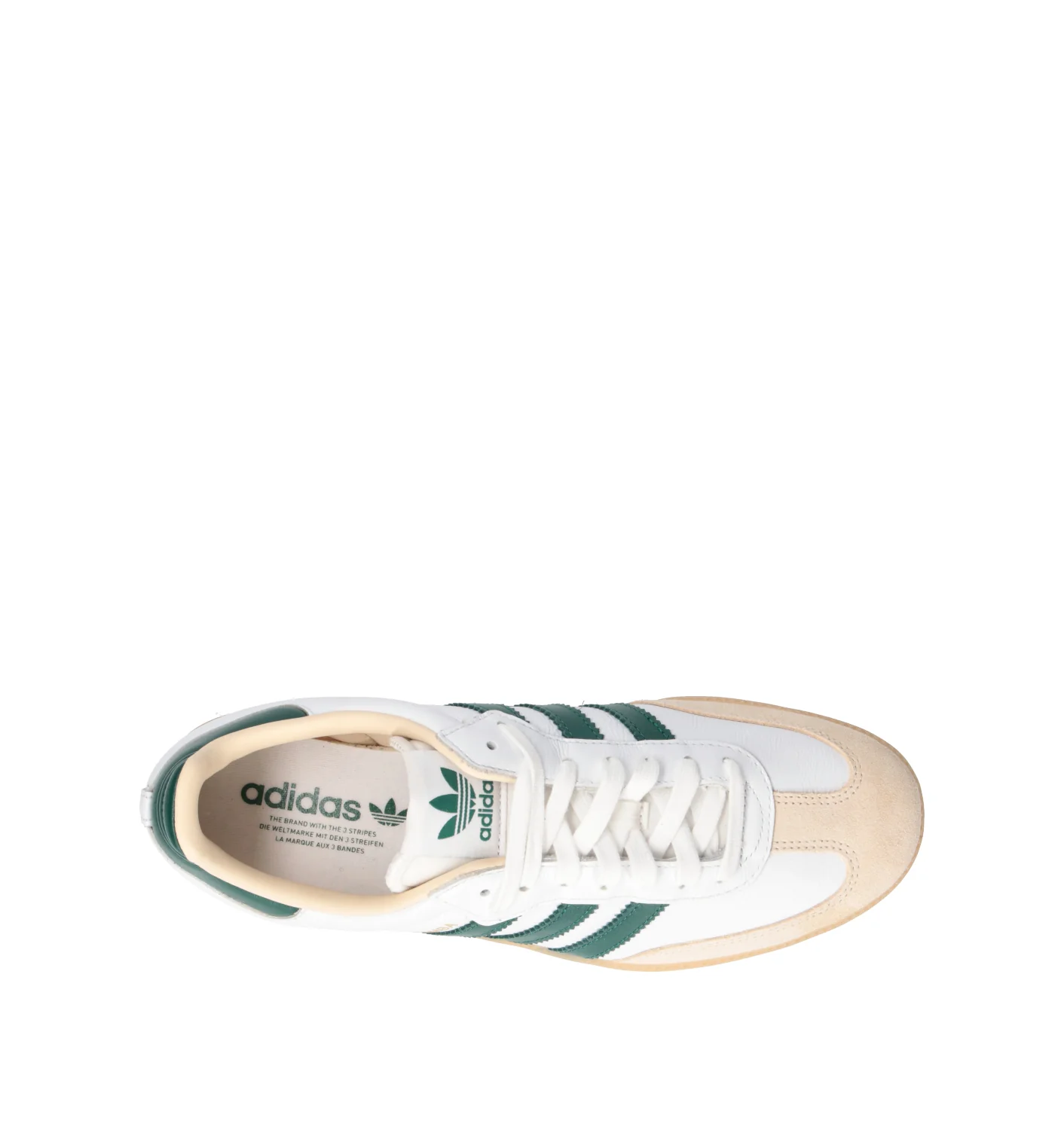 ADIDAS SAMBA Sneaker uomo bianca/verde in pelle - Image 5