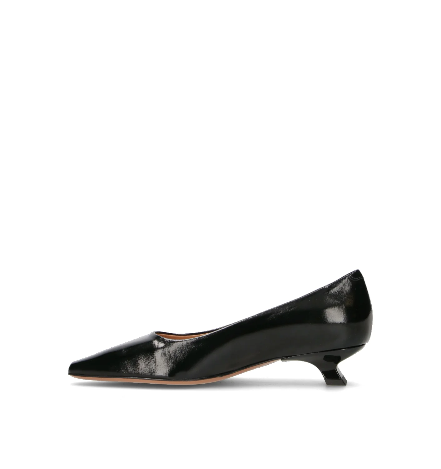JUBILE' Décolleté donna nero in pelle - Image 4