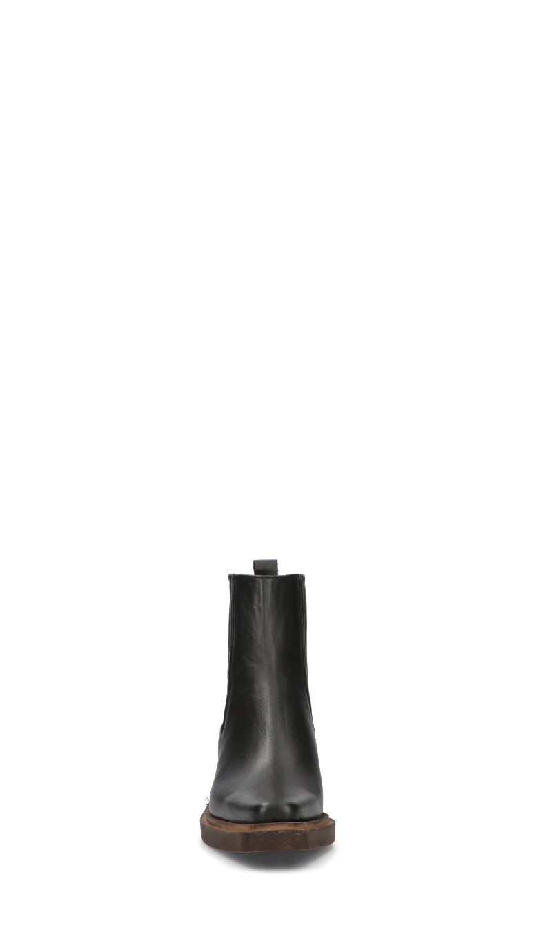 LEMARE' Tronchetto donna nero in pelle - Image 3
