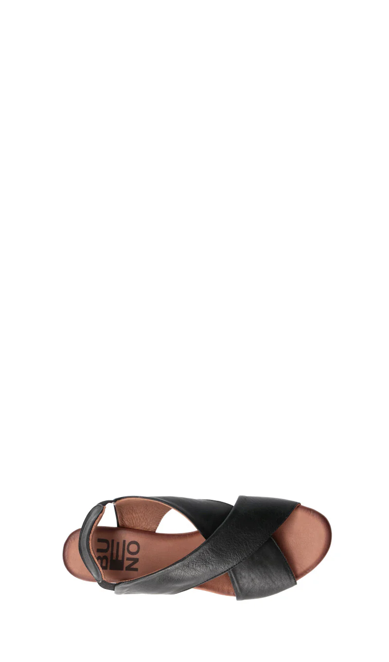 BUENO Sandalo donna nero in pelle - Image 5