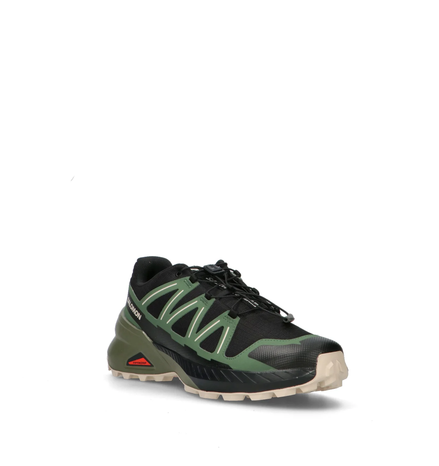 SALOMON SPEEDCROSS PEAK Scarpa trail running uomo nera/verde - Image 2