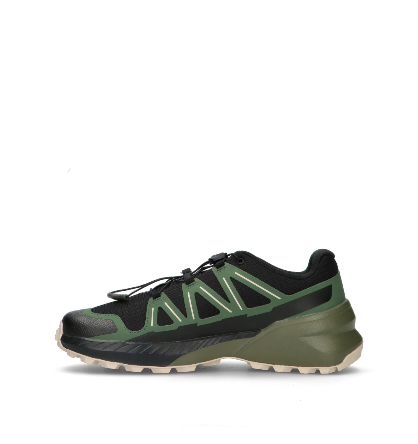 SALOMON SPEEDCROSS PEAK Scarpa trail running uomo nera/verde - Image 4