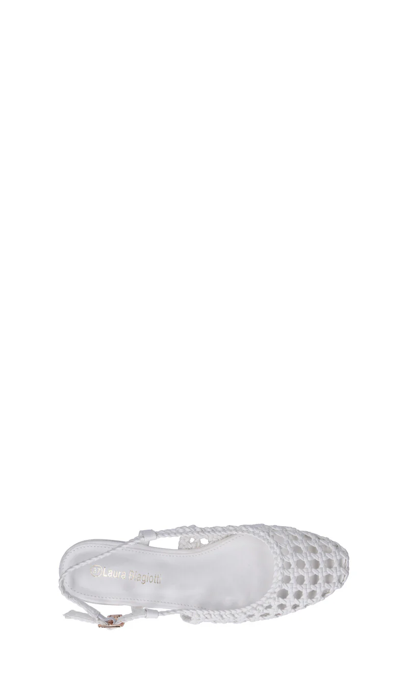 LAURA BIAGIOTTI Slingback donna bianco - Image 5