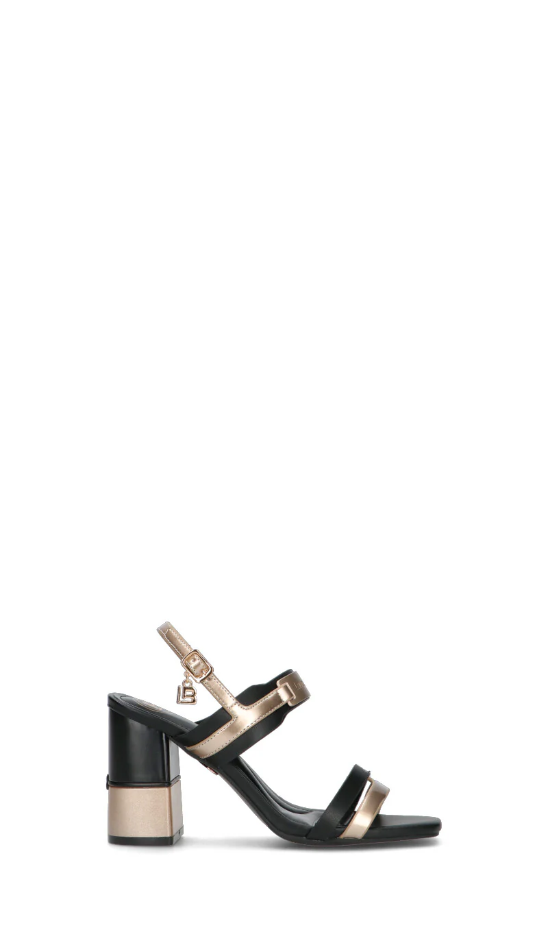 LAURA BIAGIOTTI Sandalo donna nero/oro
