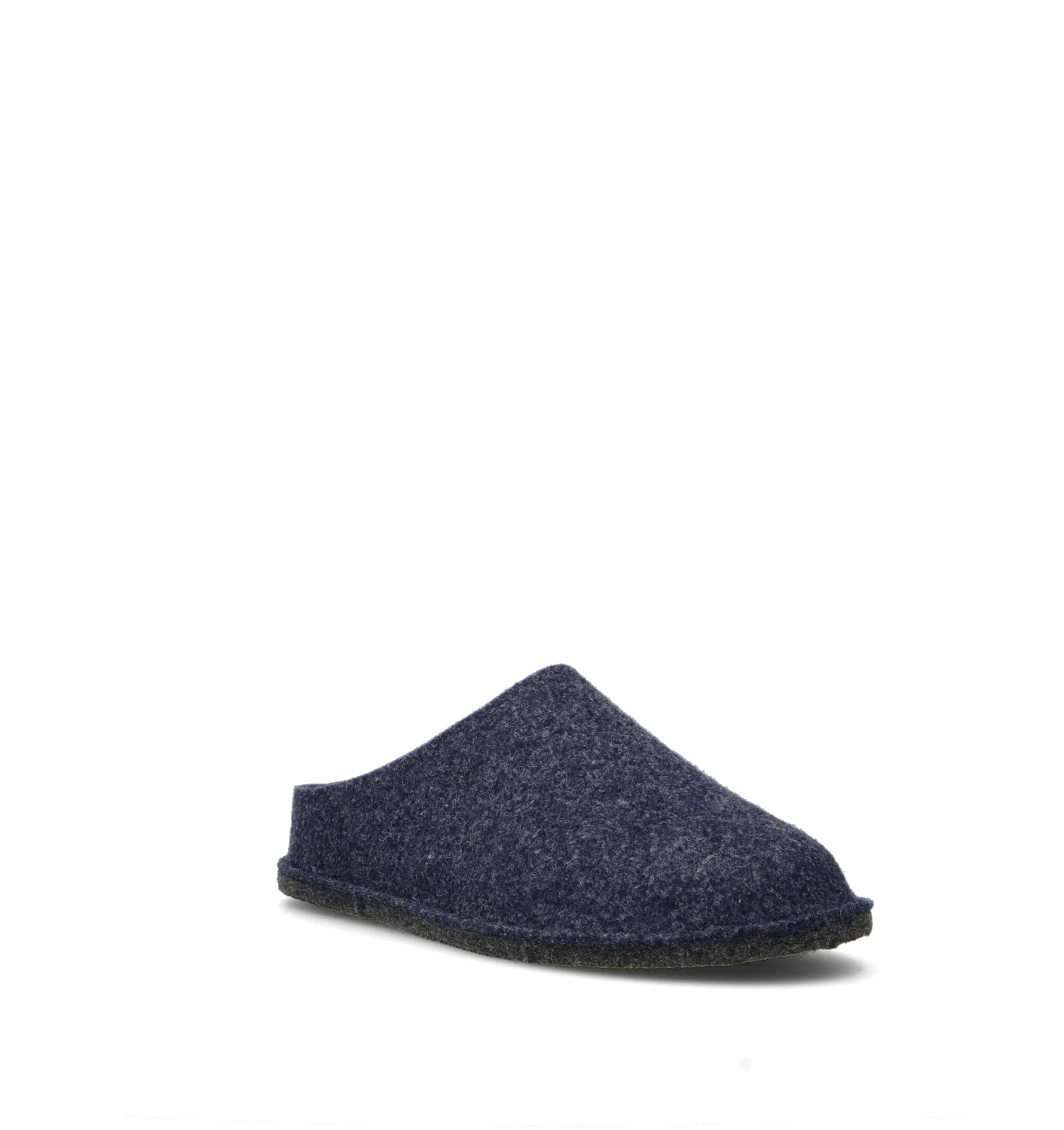 LE TIROLESI Pantofola uomo blu in lana - Image 2