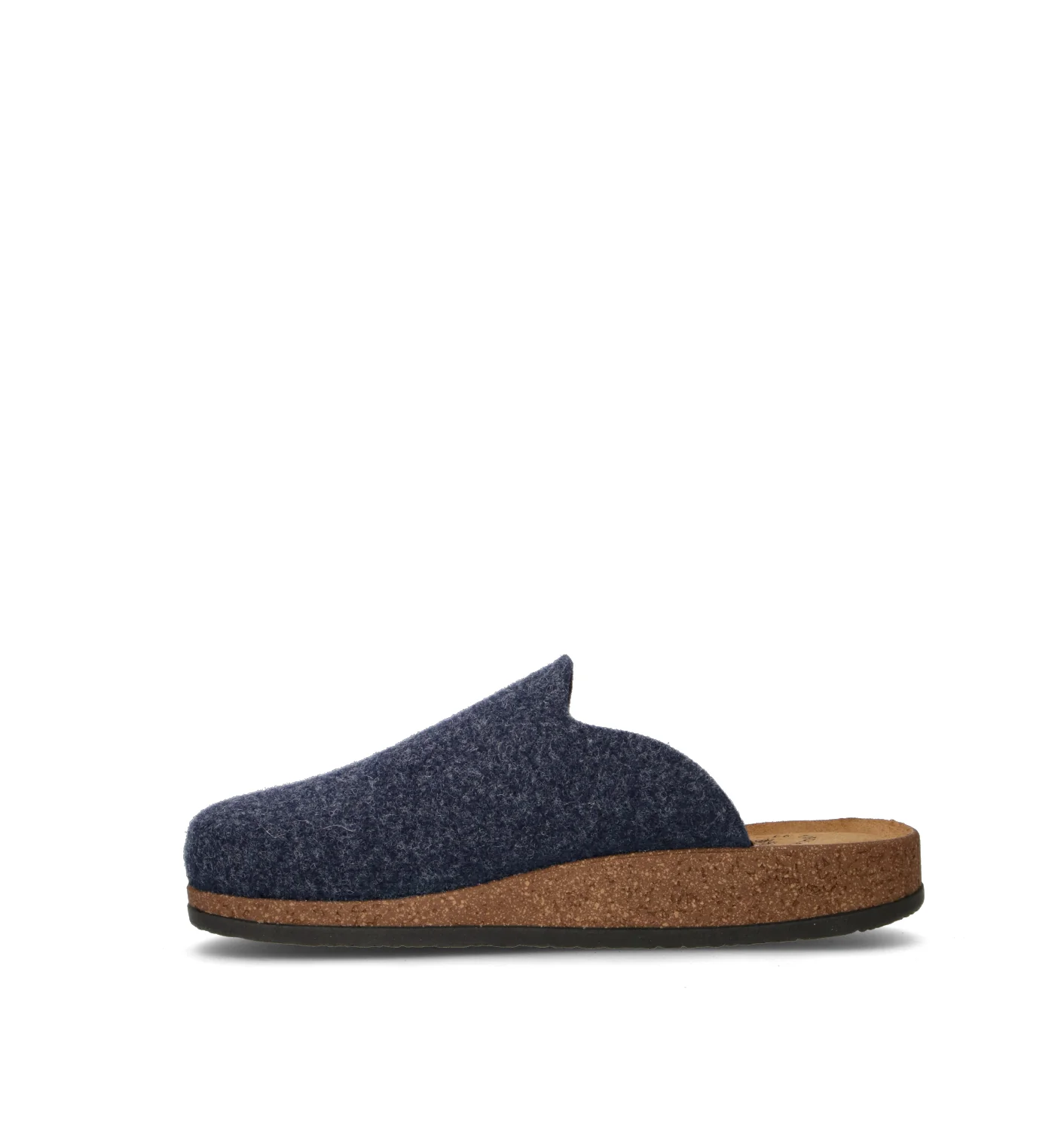 LE TIROLESI Pantofola uomo blu in lana - Image 4
