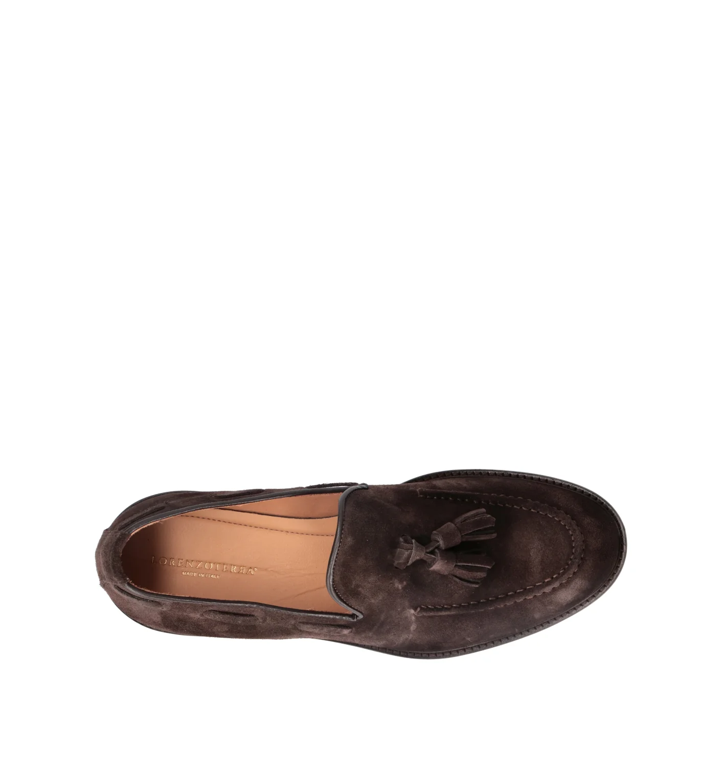 LORENZO TERRA Mocassino uomo testa di moro in suede - Image 5