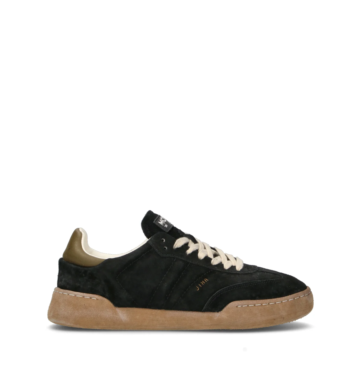 MONOWAY Sneaker uomo nera in suede