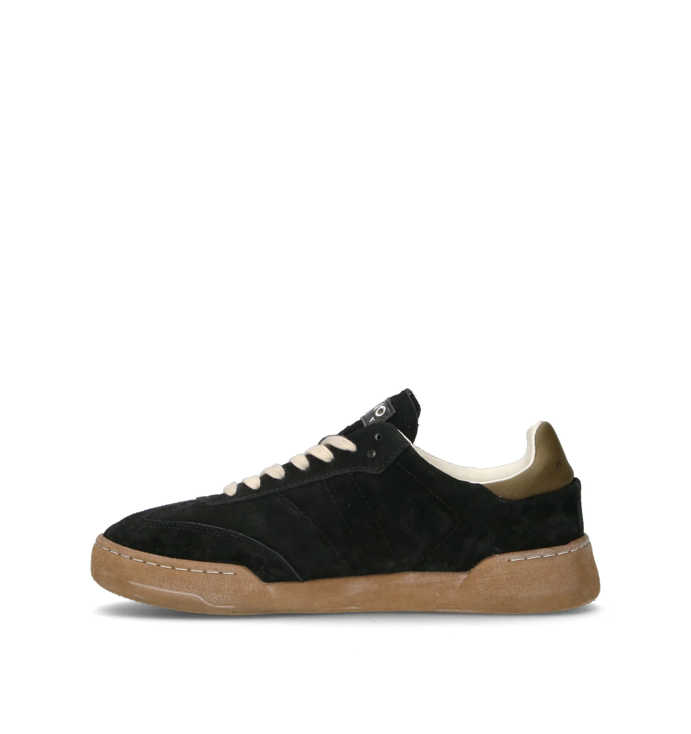 MONOWAY Sneaker uomo nera in suede - Image 4