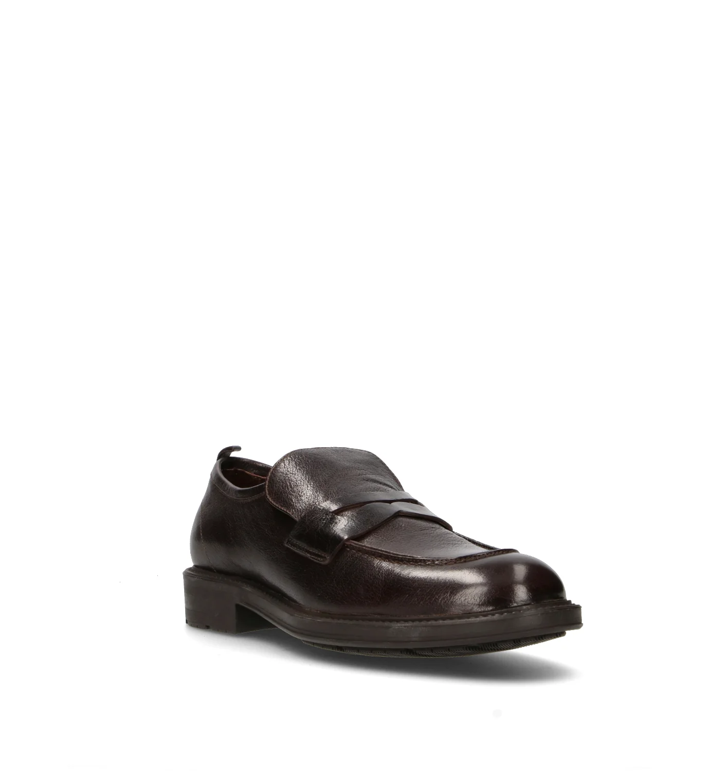 HUNDRED 100 Mocassino uomo testa di moro in pelle - Image 2
