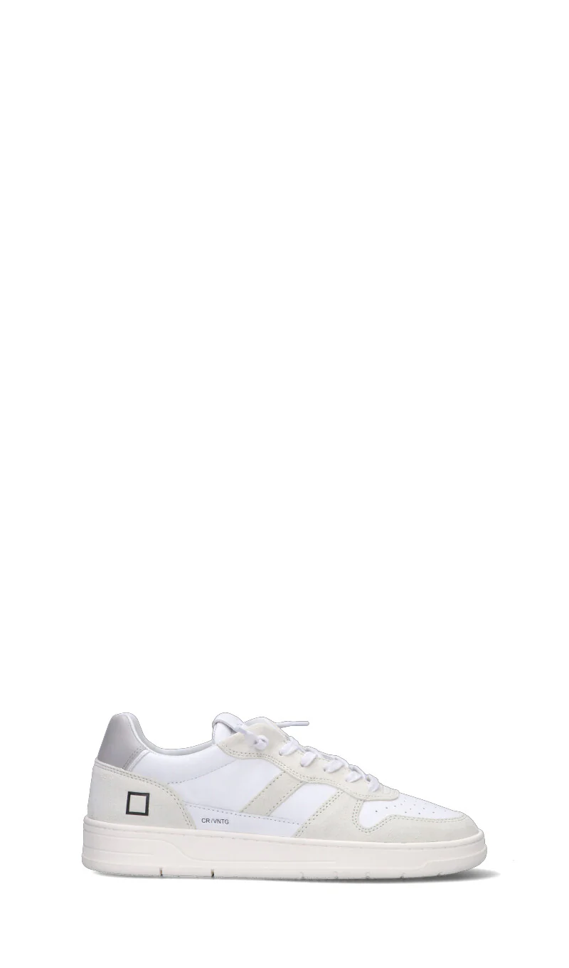 D.A.T.E. COURT 2.0 VINTAGE CALF Sneaker uomo bianca in pelle