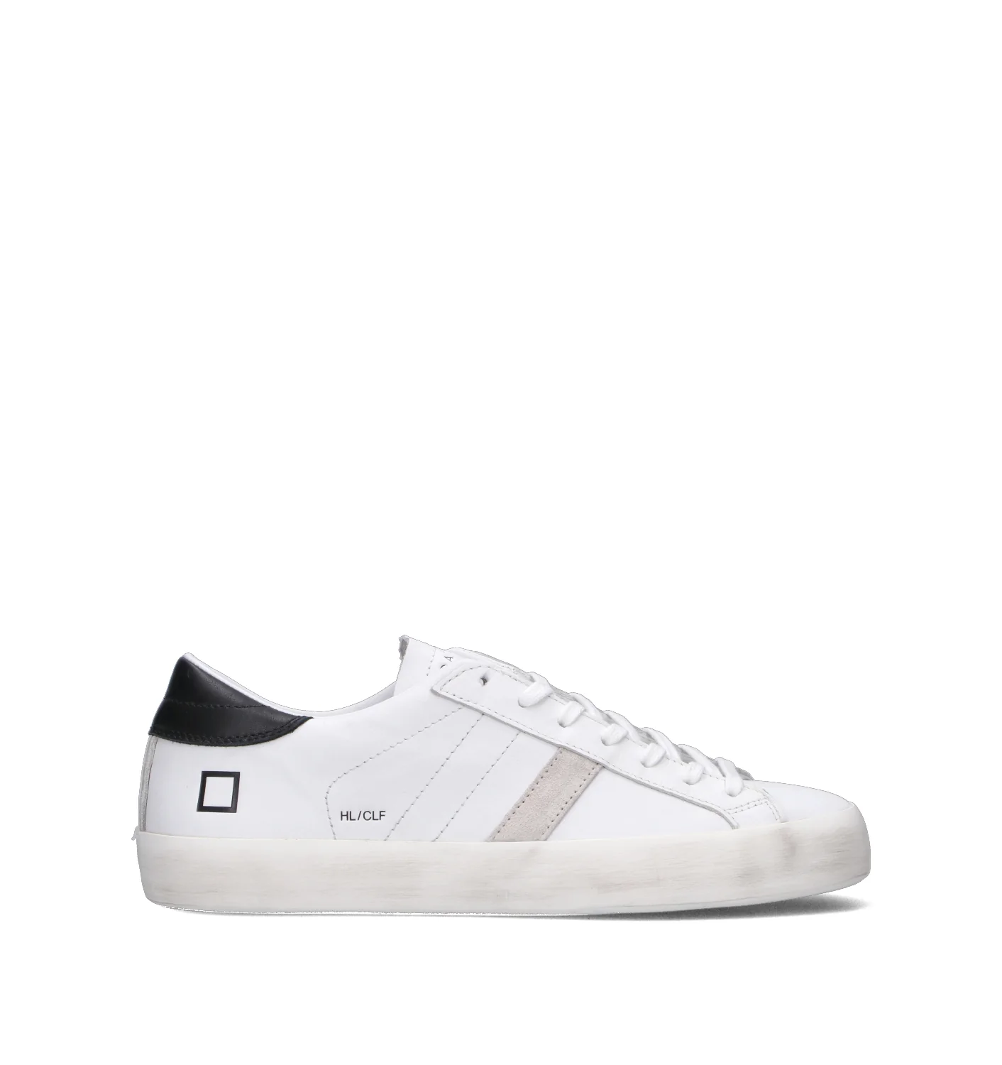 D.A.T.E. Sneaker uomo bianca/nera in pelle - Image 6