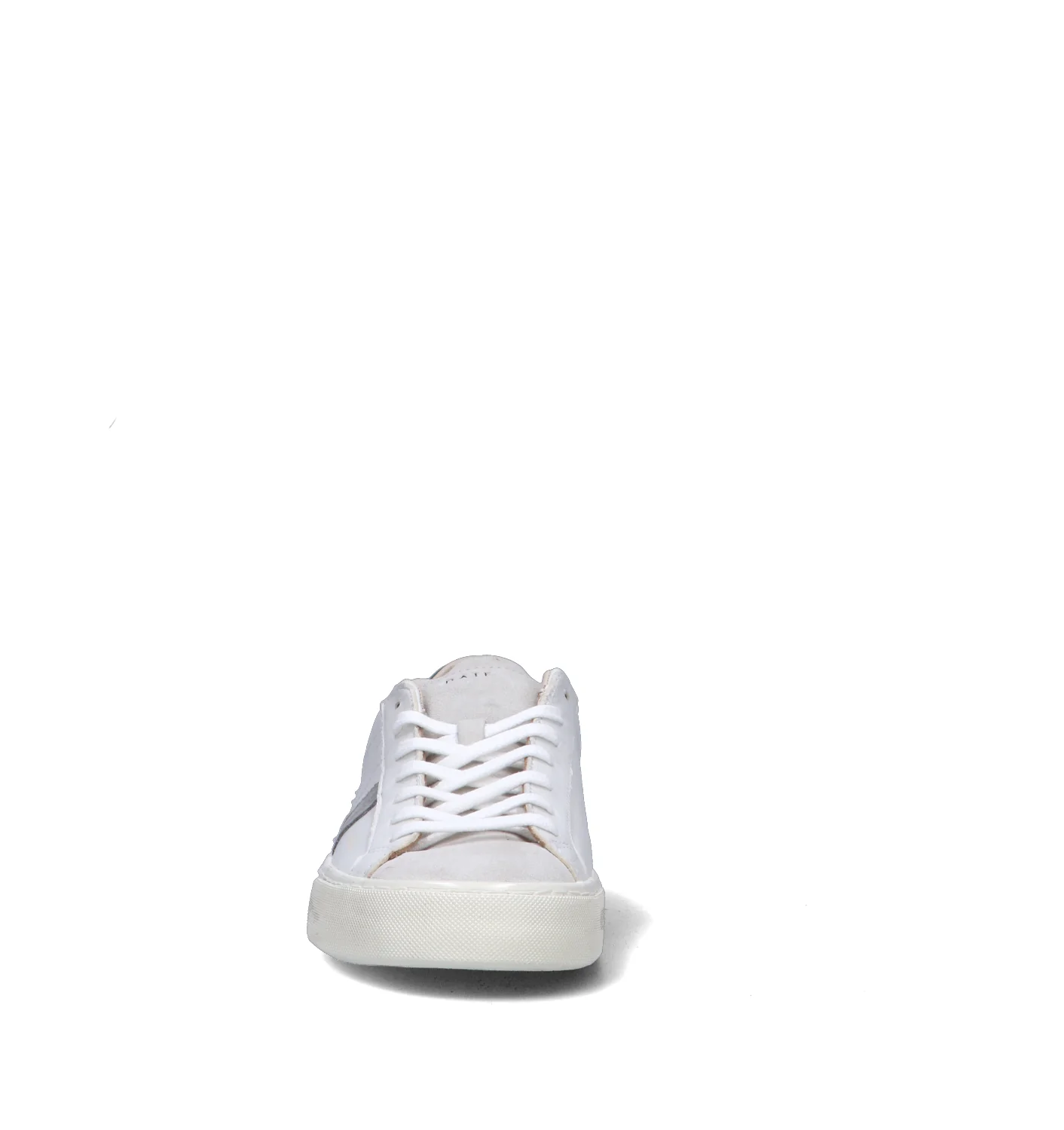D.A.T.E. Sneaker uomo bianca/verde in pelle - Image 3