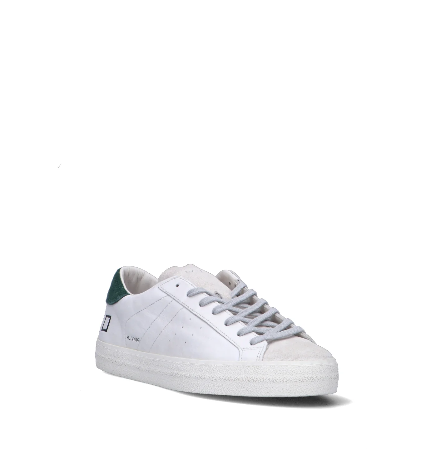 D.A.T.E. Sneaker uomo bianca/verde in pelle - Image 2