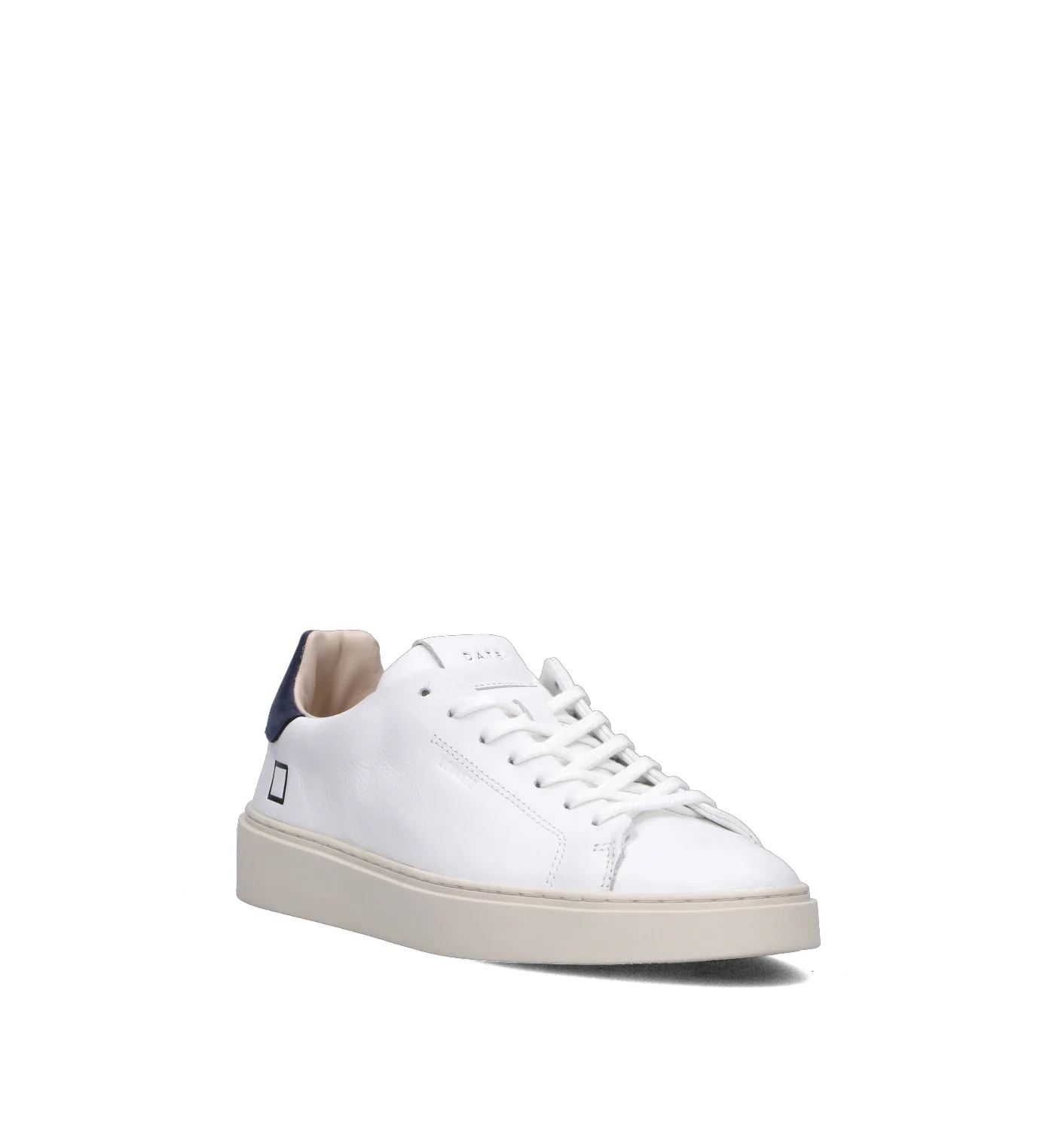 D.A.T.E. Sneaker uomo bianca/blu in pelle - Image 7