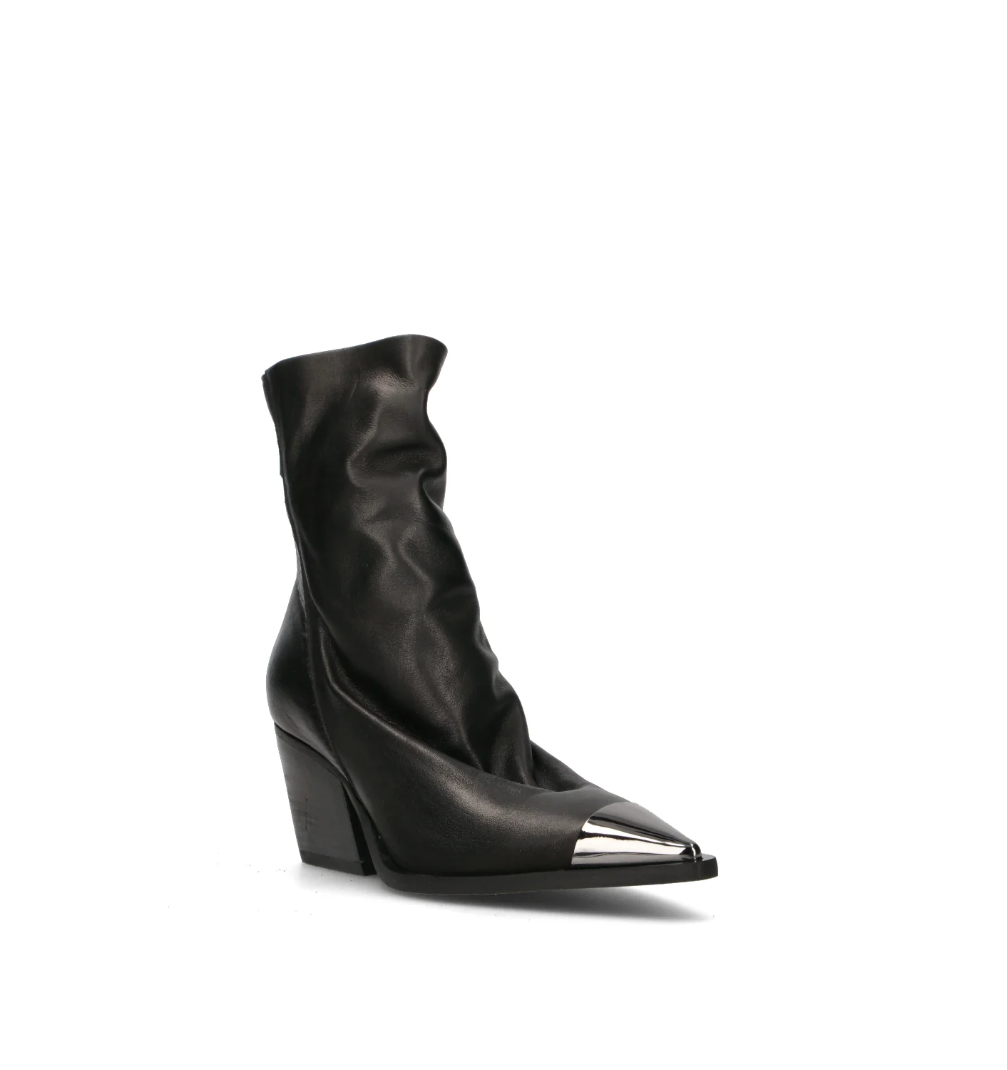 MIMMU' Tronchetto donna nero in pelle - Image 2