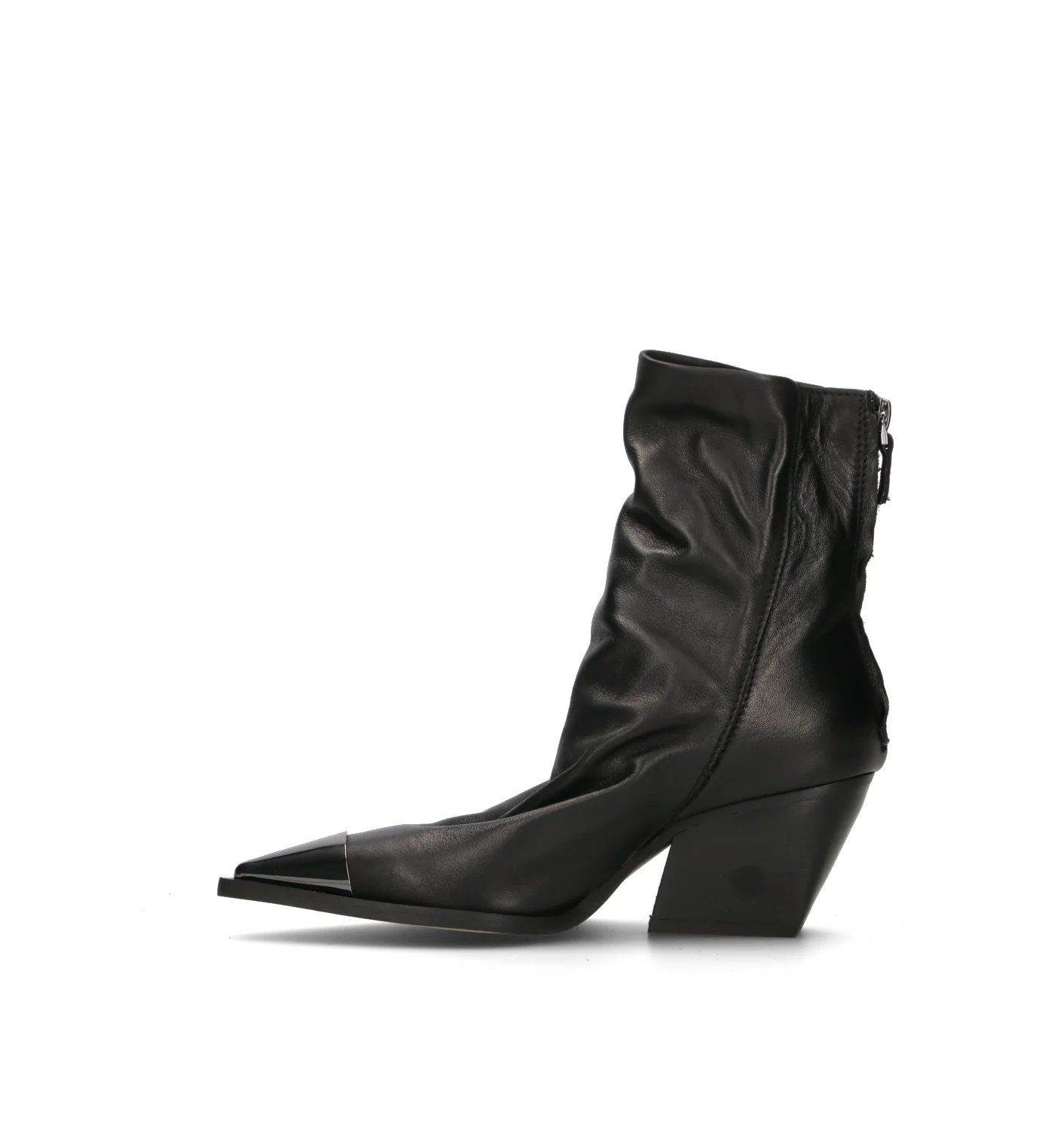 MIMMU' Tronchetto donna nero in pelle - Image 4