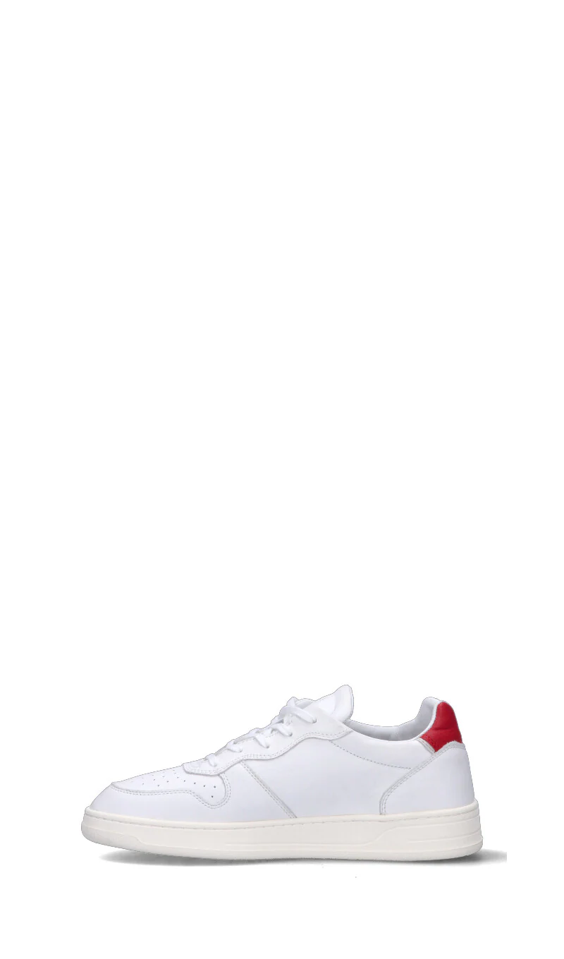 D.A.T.E. - COURT Sneaker uomo bianca/rossa in pelle - Image 4
