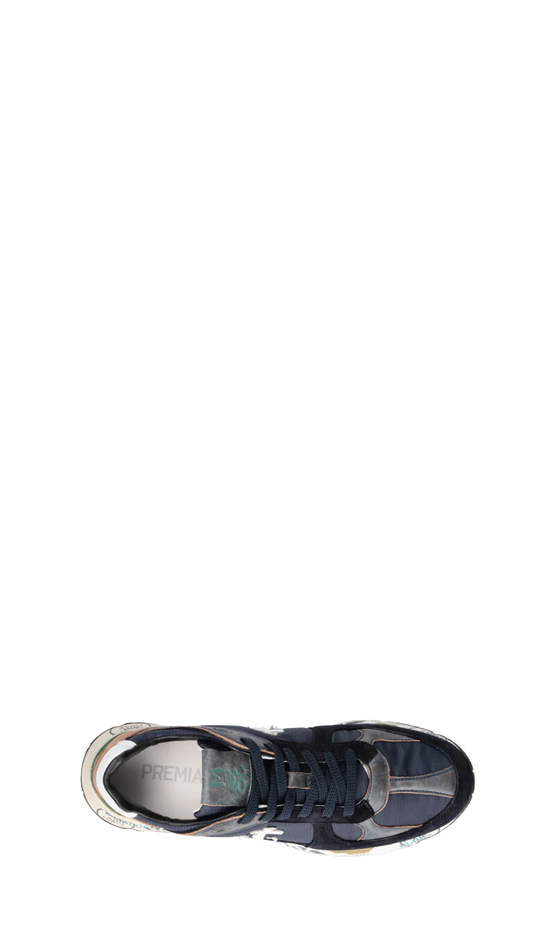 PREMIATA Sneaker uomo blu/marrone in pelle - Image 5