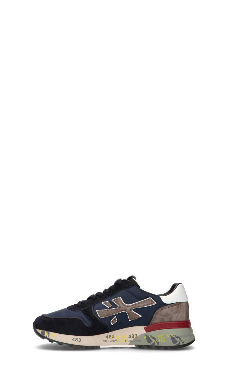 PREMIATA Sneaker uomo blu in pelle - Image 4