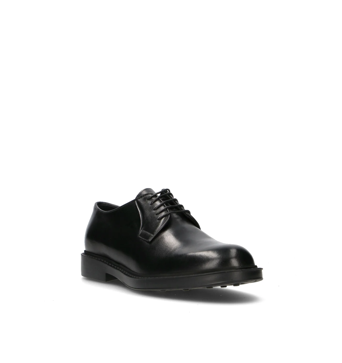 MEZZETINTE Stringata uomo nera in pelle - Image 2