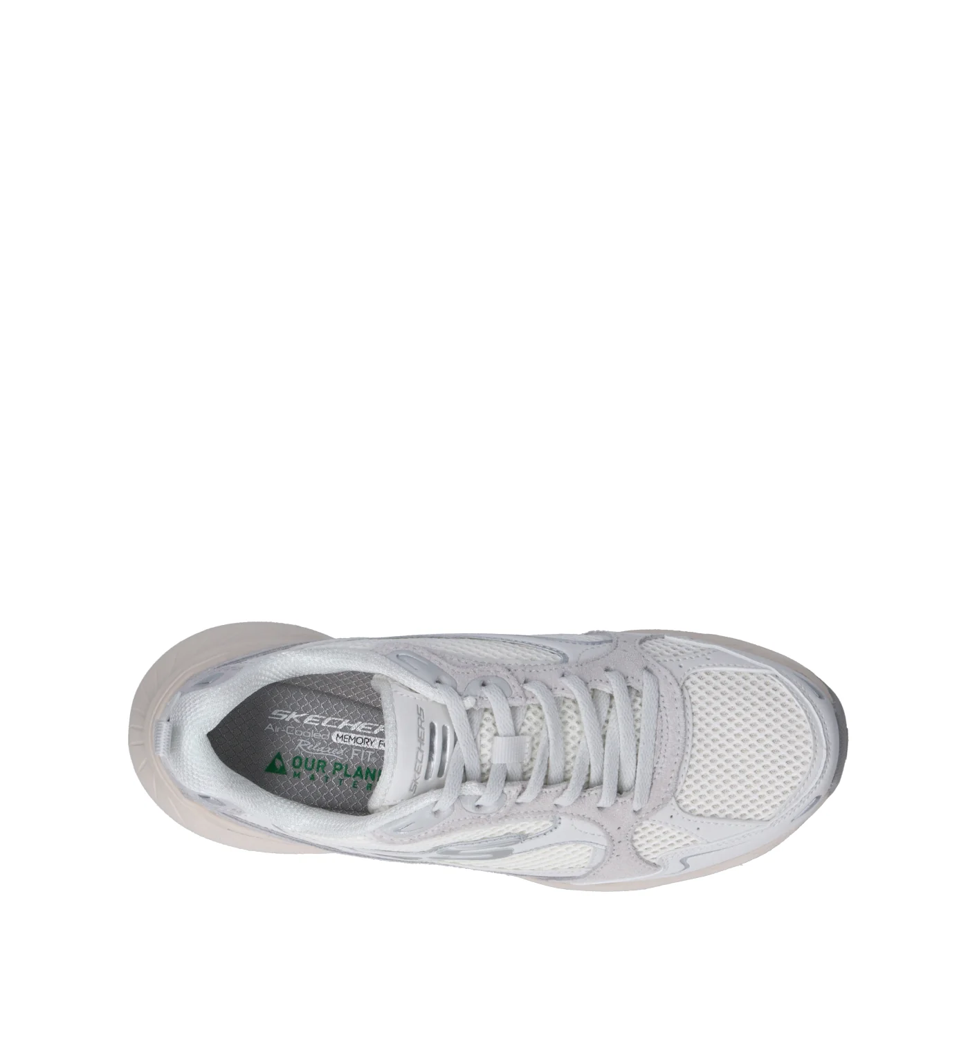 SKECHERS SPORT Sneaker donna bianca in pelle - Image 5