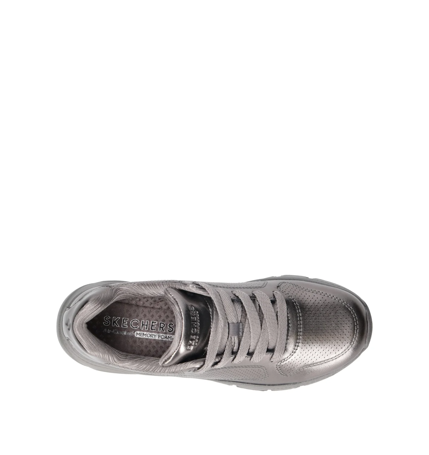SKECHERS SPORT Sneaker donna peltro in pelle - Image 5