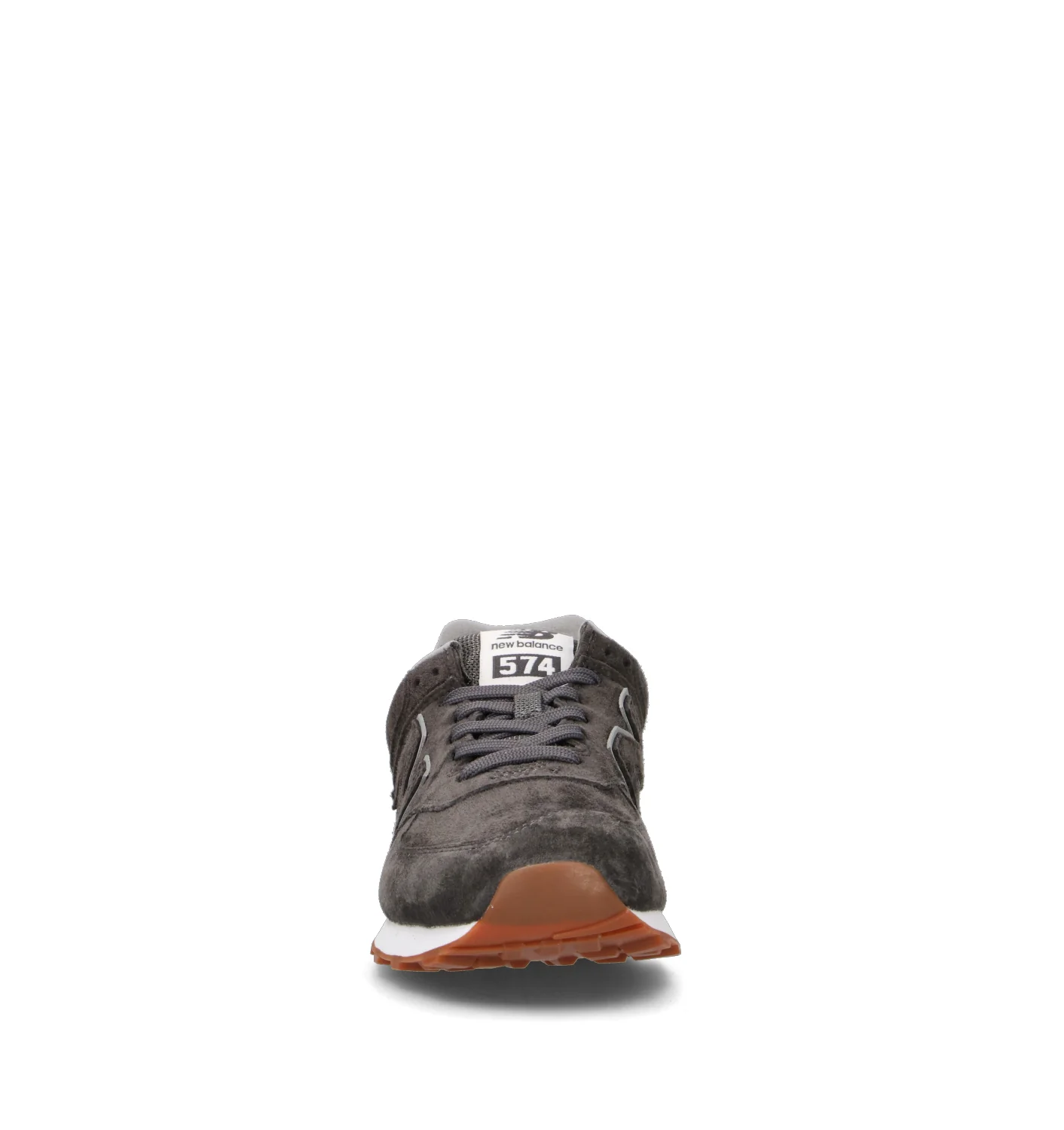 NEW BALANCE 574 Sneaker uomo nera in suede - Image 3