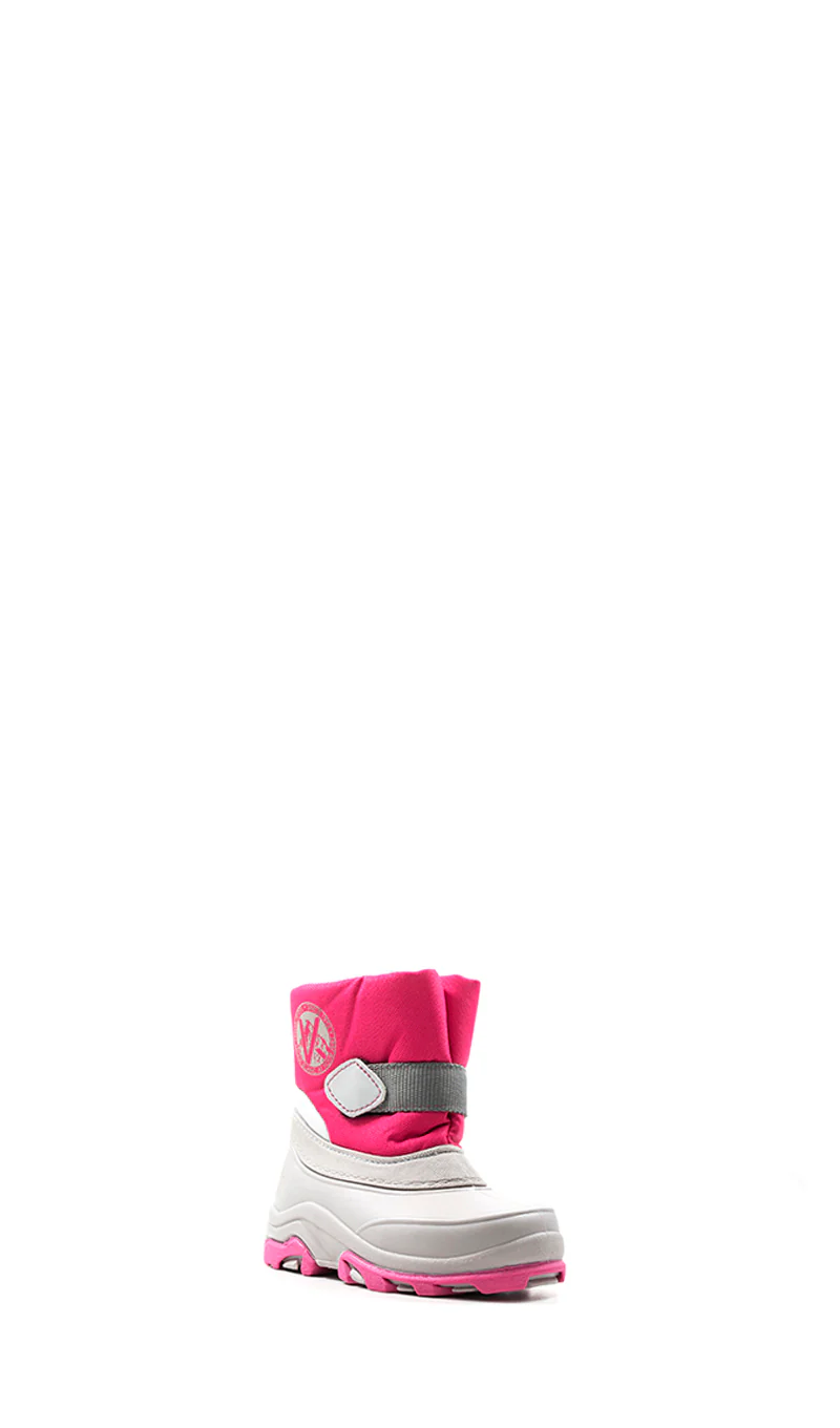 KIMBERFEEL Boot bambina grigio/rosa in tessuto - Image 3