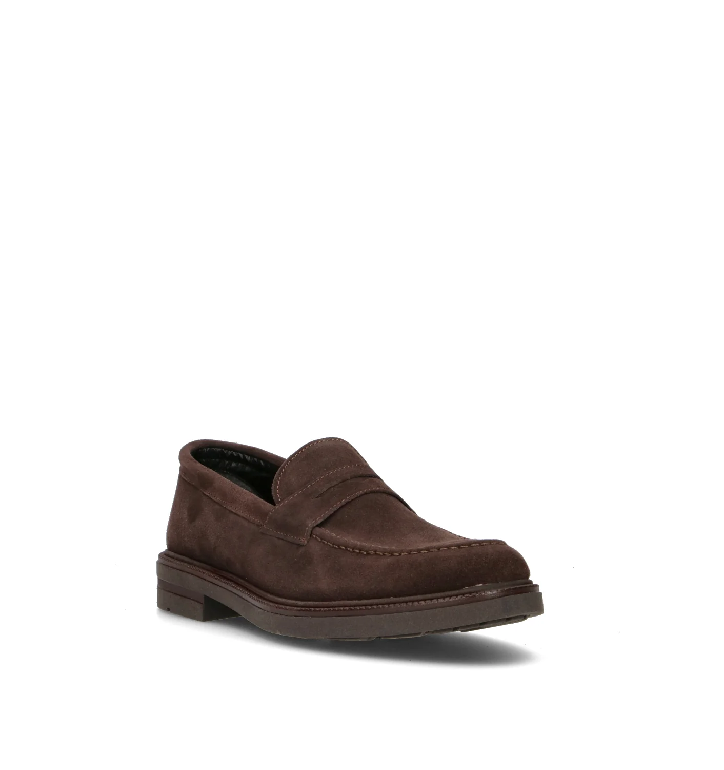 NEROFUMO Mocassino uomo testa di moro in suede - Image 2