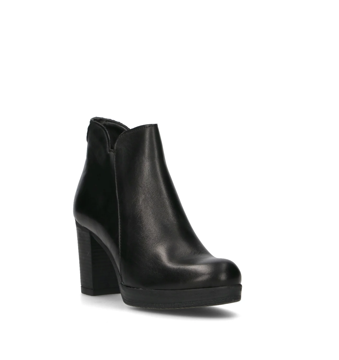 NEROFUMO Tronchetto donna nero in pelle - Image 2