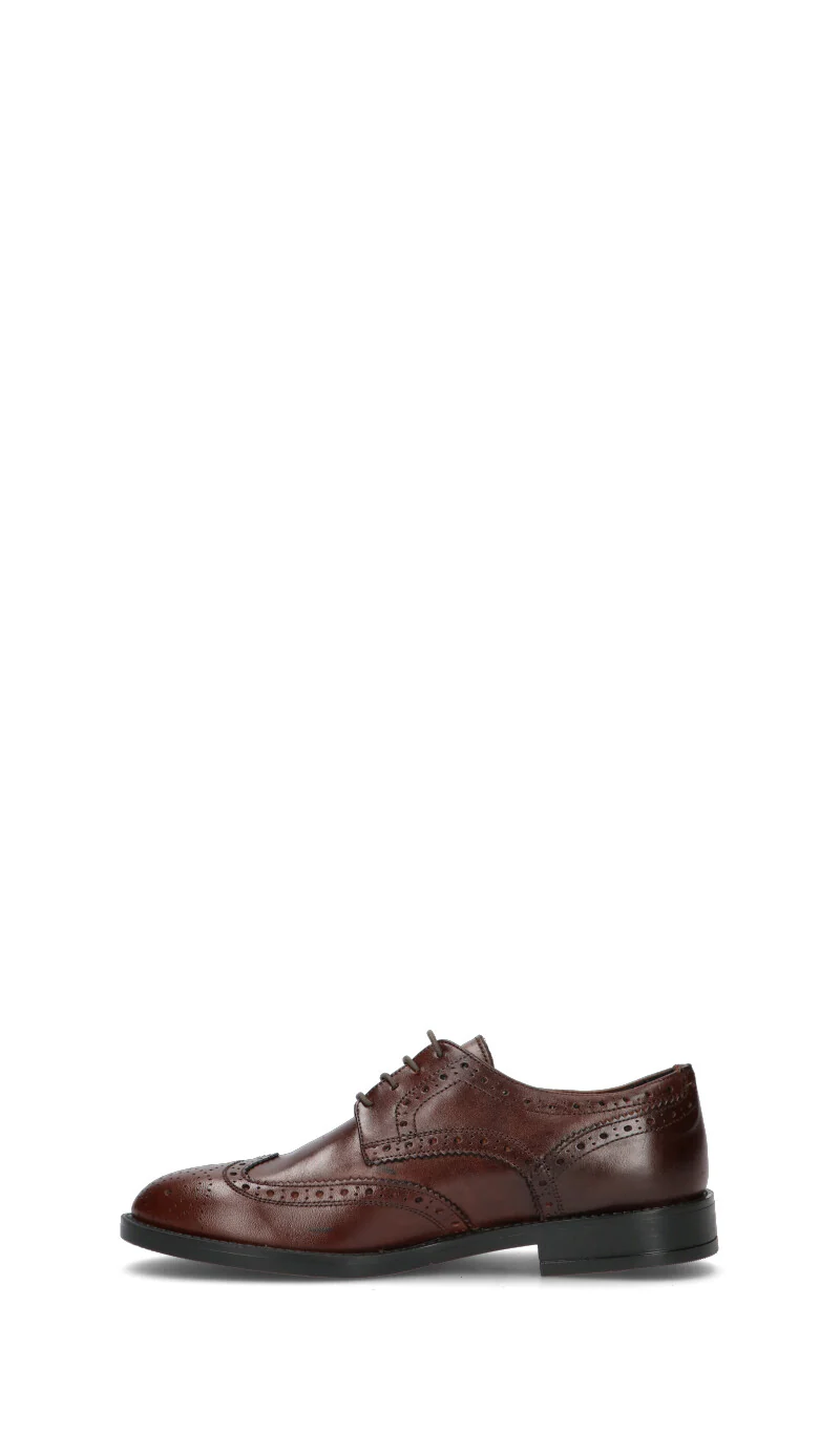 NEROFUMO Stringata uomo marrone in pelle - Image 4