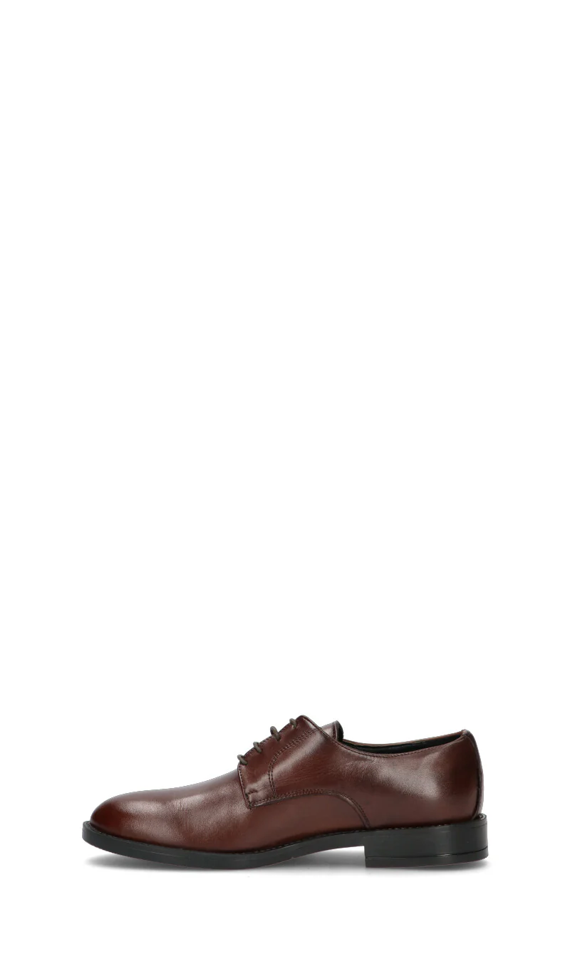 NEROFUMO Stringata uomo marrone in pelle - Image 4