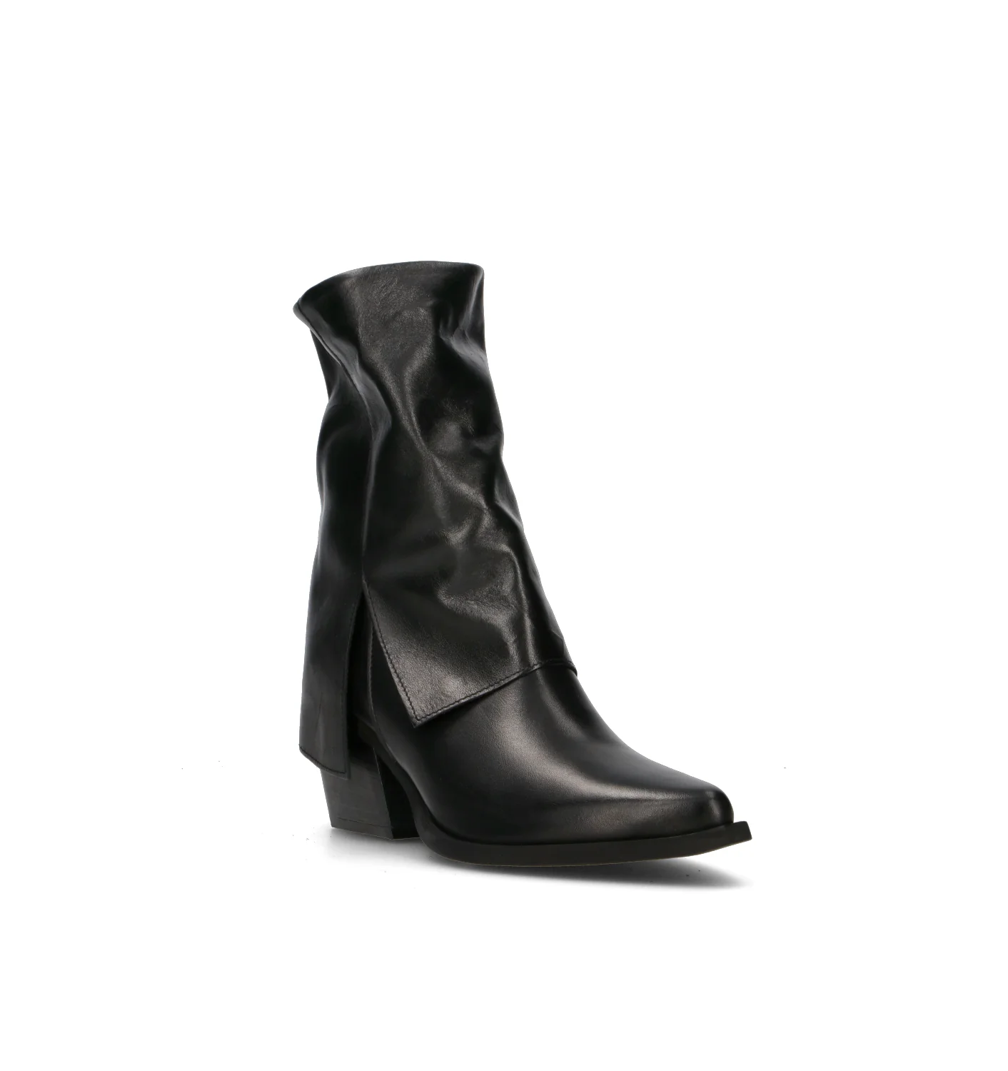 NEROFUMO Tronchetto donna nero in pelle - Image 2