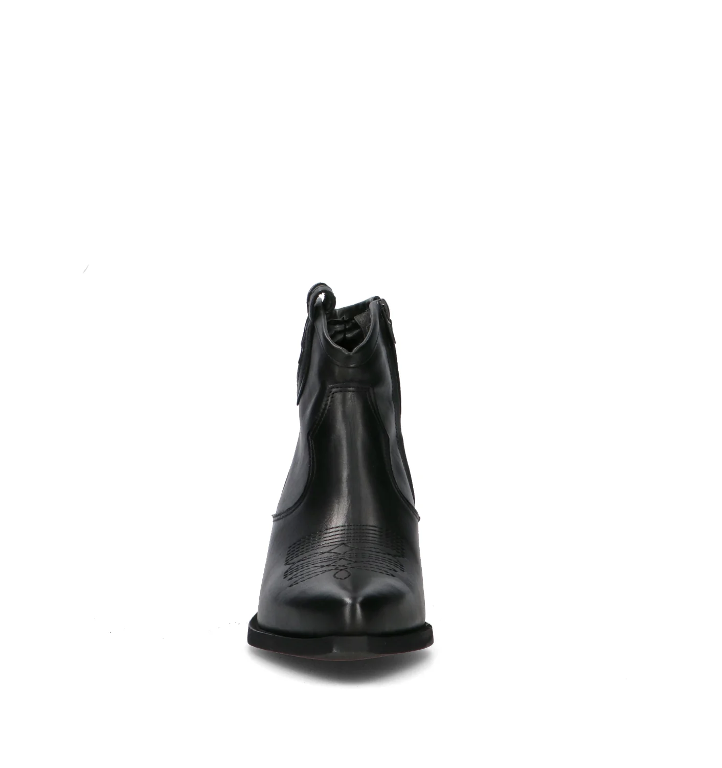 NEROFUMO Tronchetto donna nero in pelle - Image 3