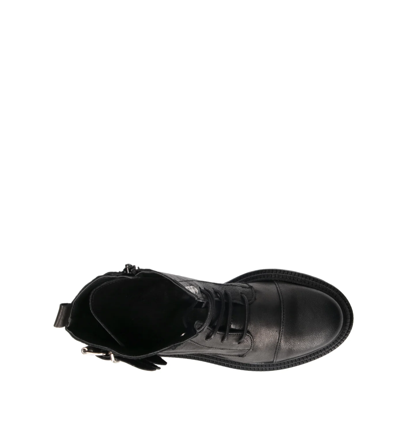 NEROFUMO Anfibio donna nero in pelle - Image 5