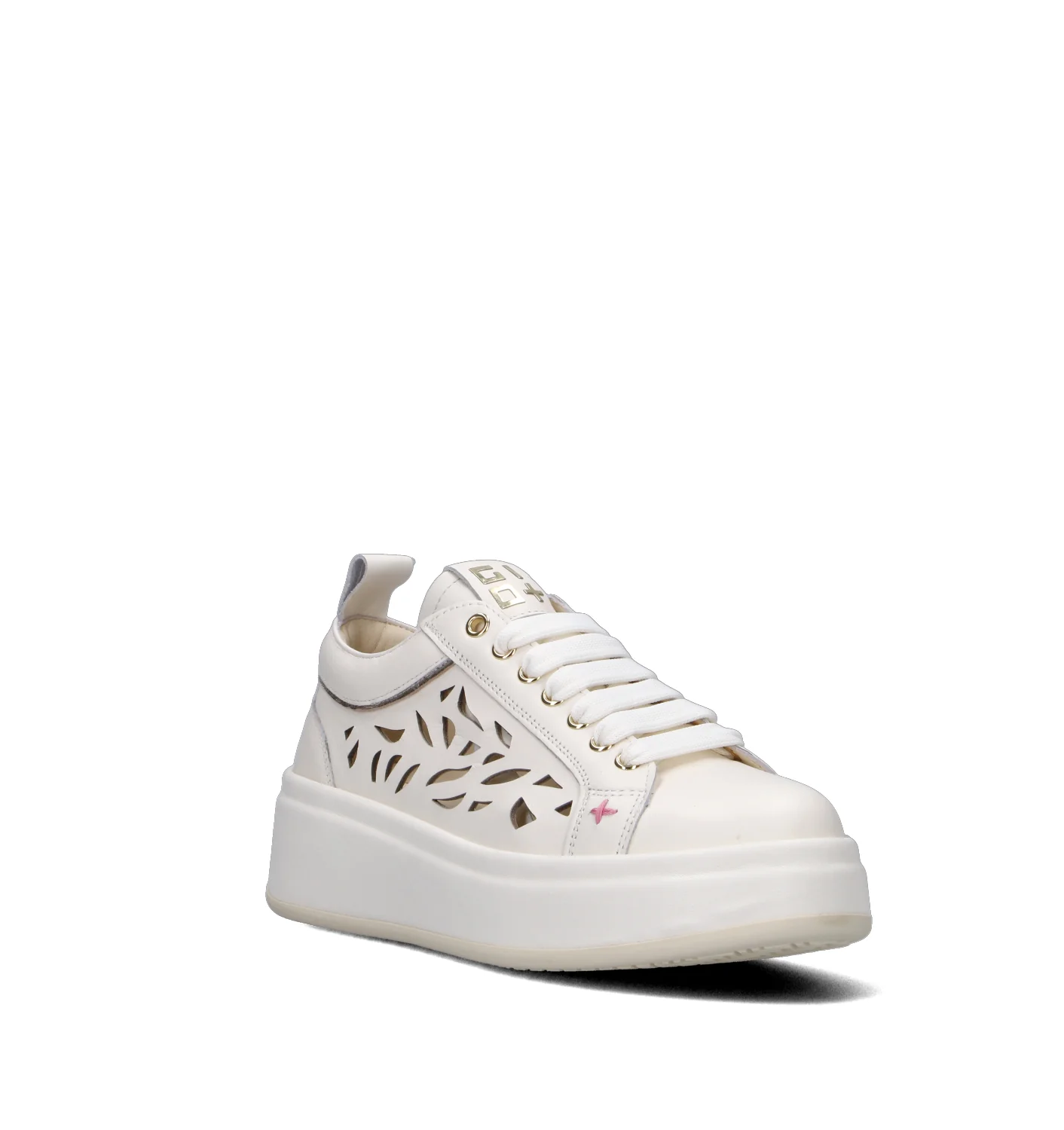 GIO+ Sneaker donna bianca in pelle - Image 2